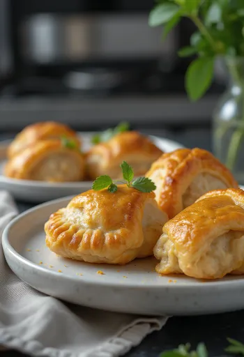 Coxinha met amandelmeel, Braziliaans gerecht gevuld met knapperige amandelkwark