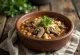 Pozole con setas geserveerd met limoen, koriander en verse bosui
