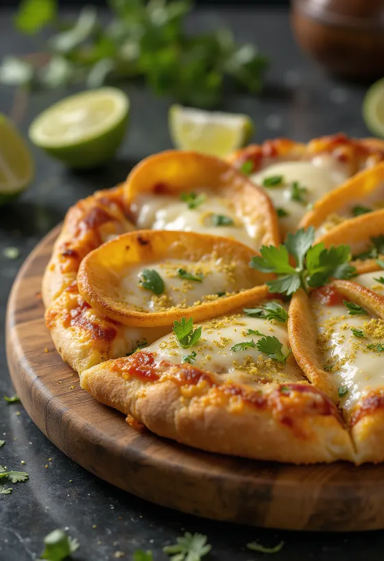 Pizza Costarricense geserveerd