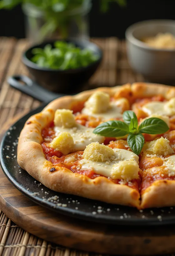 Pizza ai Carciofini met artisjok en kaas