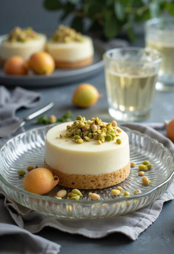 Lychee-witte chocoladetaart gedecoreerd