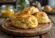 Scones met Beierse mosterd geserveerd