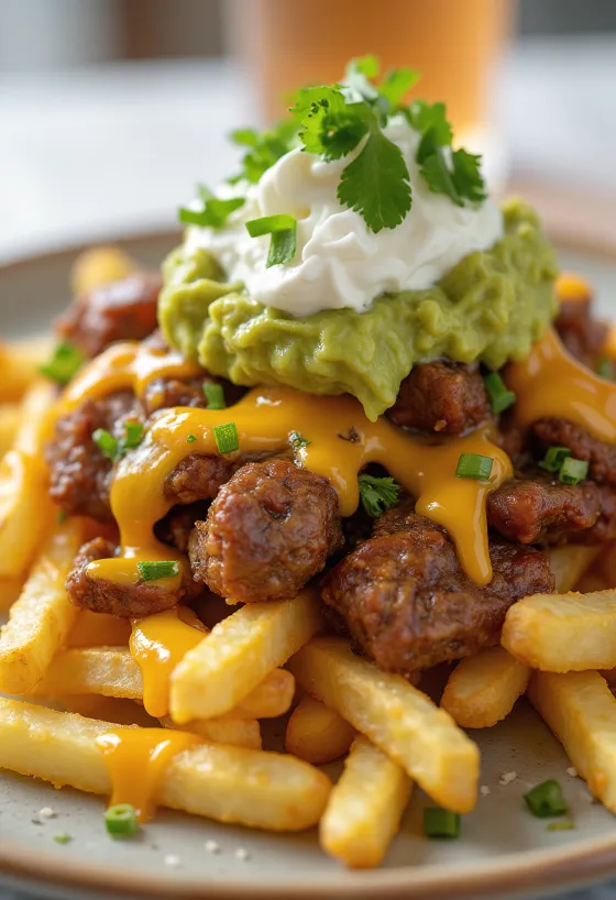 Carne Asada Fries in Mexicaanse stijl
