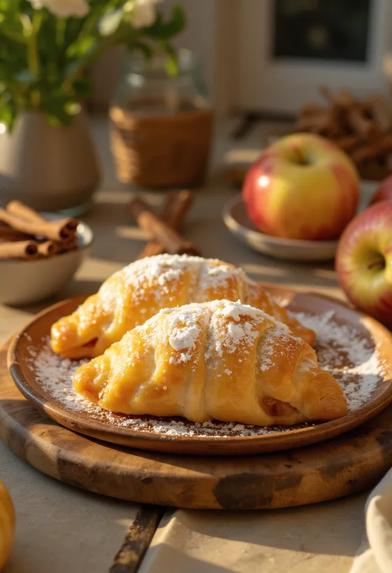 Chileense appel empanada, met appelvulling en knapperig deeg
